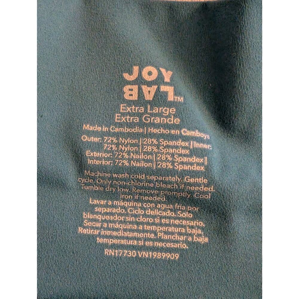 JoyLab High-Rise Crossover Waistband Dark Aqua Skort XL - Picture 6 of 16